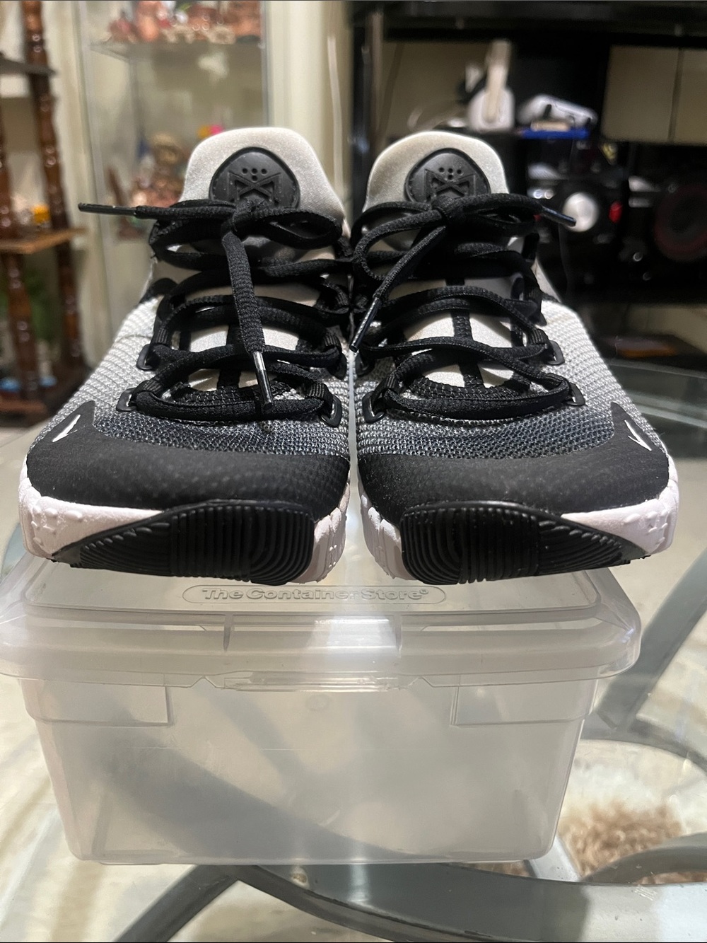 Nike Metcon Black and Gray Women's Cushioning Training Sneakers - Picture 6 of 13